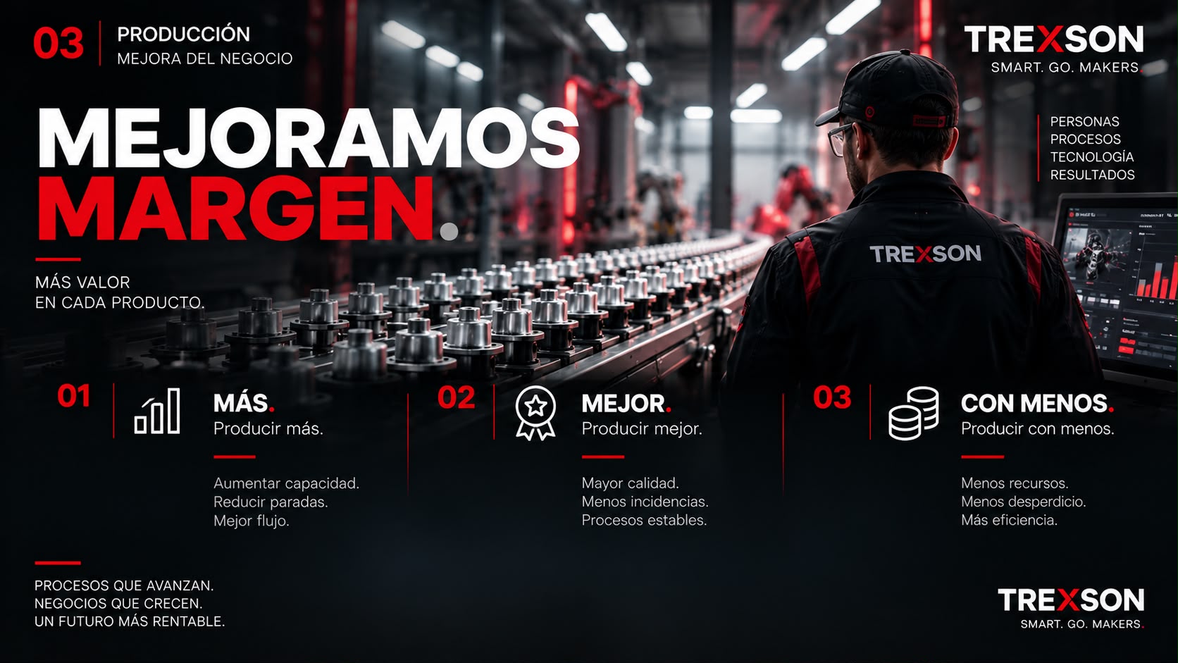 Board Trexson Producción: más, mejor y con menos